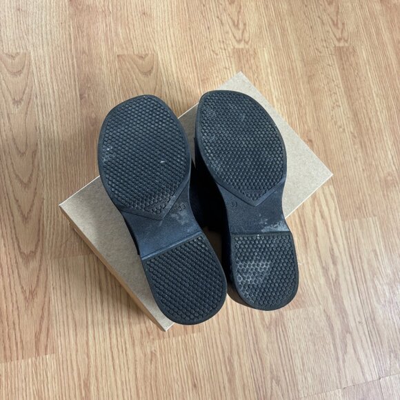 Steve Madden Slinky Size 8 Black Platform Slide Sandals - Picture 9 of 13